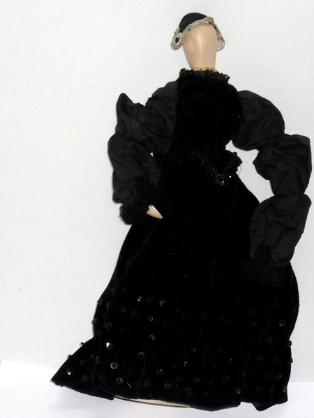 abito dama nero